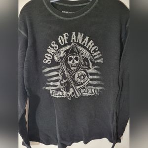 Sons Of Anarchy Waffle Knit Sweater Size Small